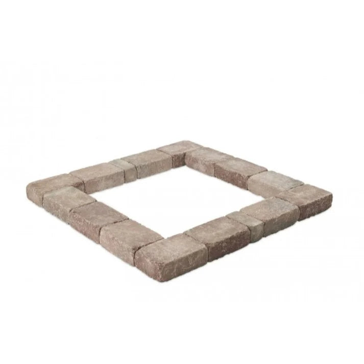 Bronson Block Square Gas Fire Pit Kit