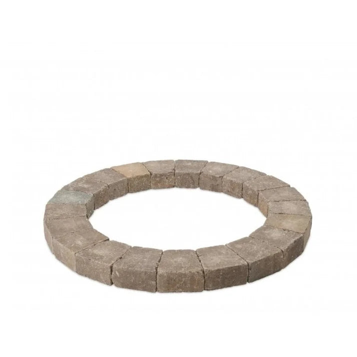 Bronson Block Round Gas Fire Pit Kit