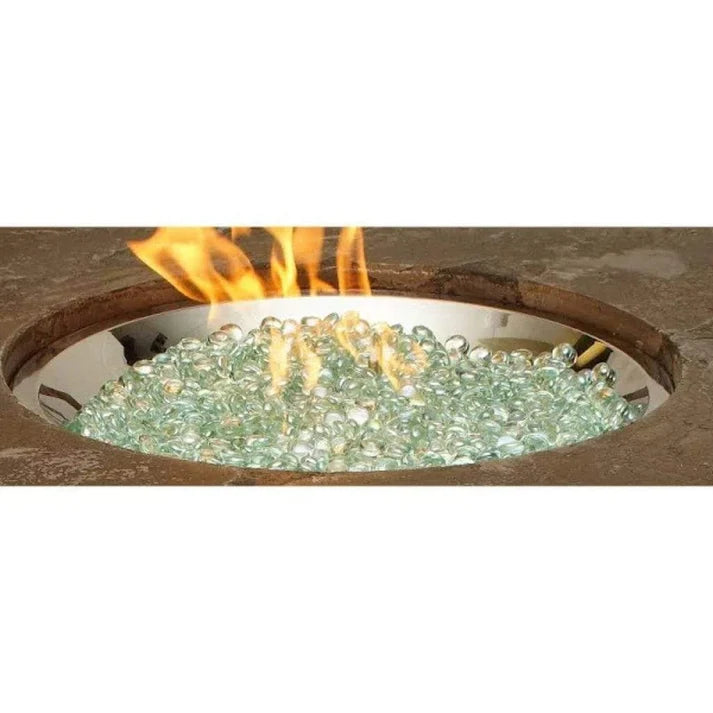 Outdoor GreatRoom 20" Round Crystal Fire® Plus Gas Burner with Control Panel
