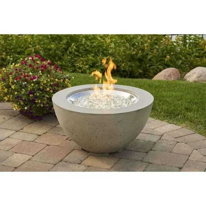 Outdoor GreatRoom 20" Round Crystal Fire® Plus Gas Burner with Control Panel