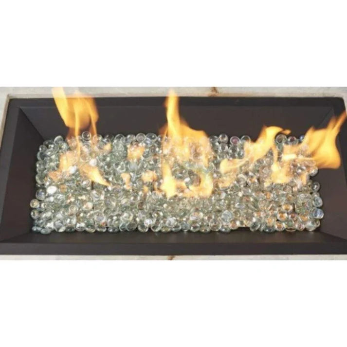 Outdoor GreatRoom 24" x 24" Square Crystal Fire® Plus Gas Burner with Control Panel