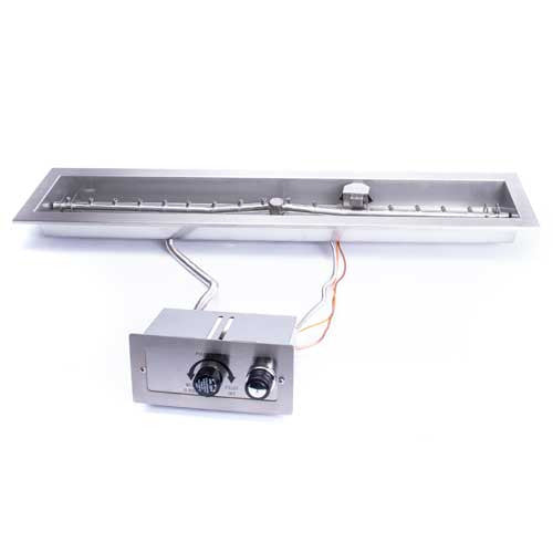 Hearth Products Controls - 24" Trough Insert -  Push Button Ignition