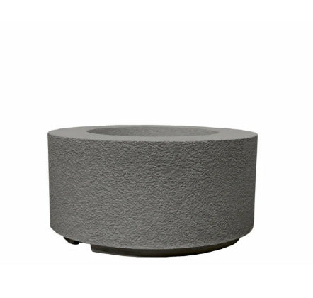 Tuscany Cilindro 36" Round Fire Bowl – Modern Outdoor Gas Fire Pit (Lightweight Propane or Natural Gas)
