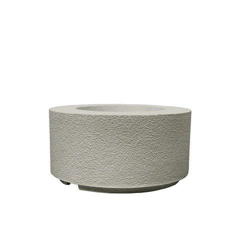 Tuscany Cilindro 36" Round Fire Bowl – Modern Outdoor Gas Fire Pit (Lightweight Propane or Natural Gas)