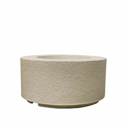 Tuscany Cilindro 36" Round Fire Bowl – Modern Outdoor Gas Fire Pit (Lightweight Propane or Natural Gas)