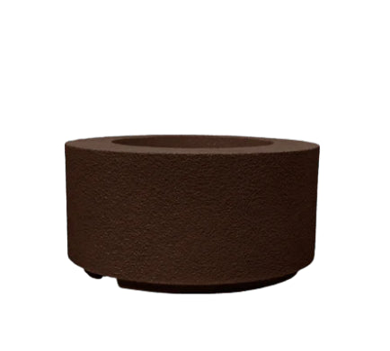Tuscany Cilindro 36" Round Fire Bowl – Modern Outdoor Gas Fire Pit (Lightweight Propane or Natural Gas)