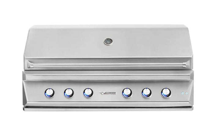 Twin Eagles 54-Inch 4-Burner Built-In Gas Grill with Sear Zone & Two Infrared Rotisserie Burners
