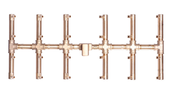 Warming Trends Double Tree Style CrossFire CFBDT240 Brass Burner with Waterstop