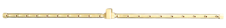 Warming Trends Universal CrossFire® 2.0 UL210 Linear Brass Burner