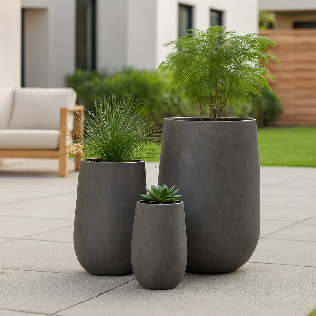 Veneto Tall Concrete Planters – Elevate Your Outdoor Design