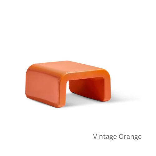 Line Ottoman - Modern Outdoor Ottoman or Side Table for Pool Ledges, Patios & Baja Shelves
