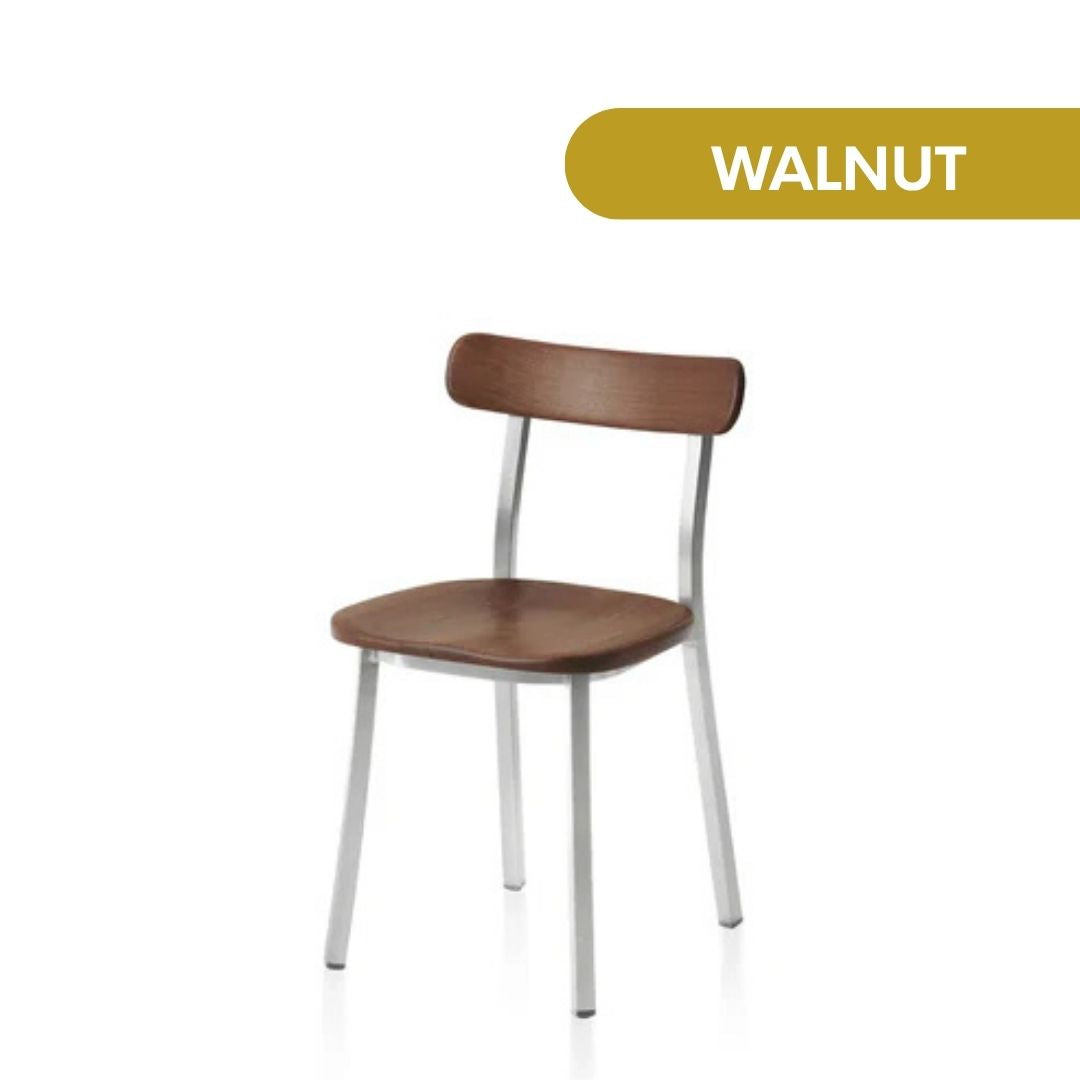 Emeco Hand Brushed Utility Side Chair by Jasper Morrison