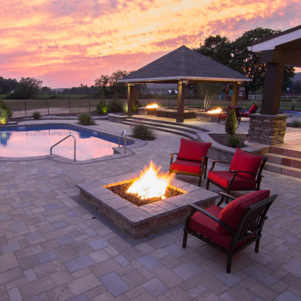 HPC 18" Square Bowl Fire Pit Insert-LP/NG
