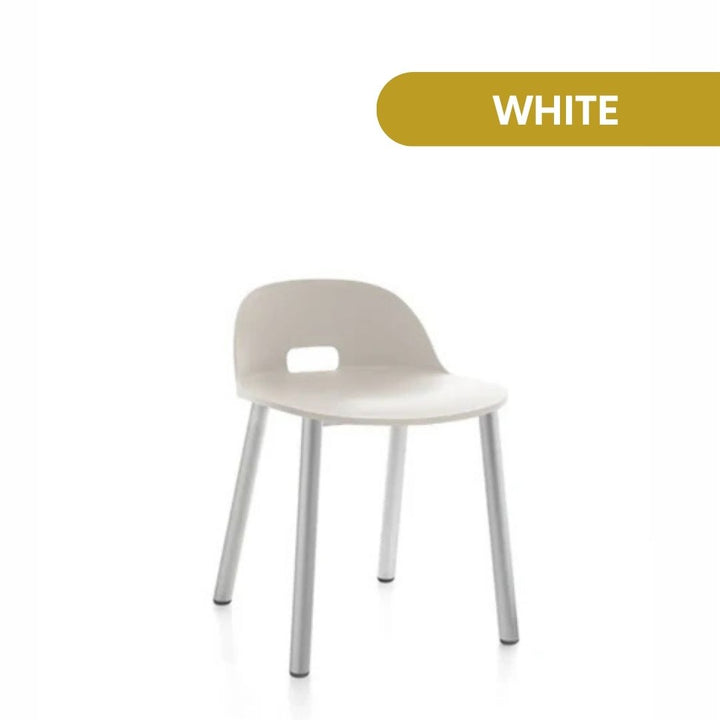 Emeco Alfi® Aluminum Low Back Chair by Jasper Morrison