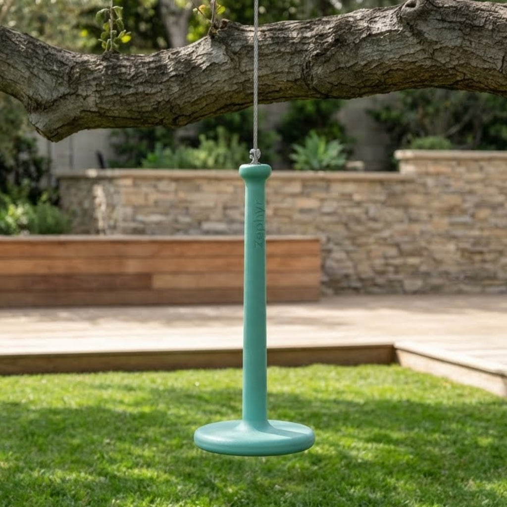 Zephyr Flyer Tree Swing – Modern All-Weather Rope Swing for Kids