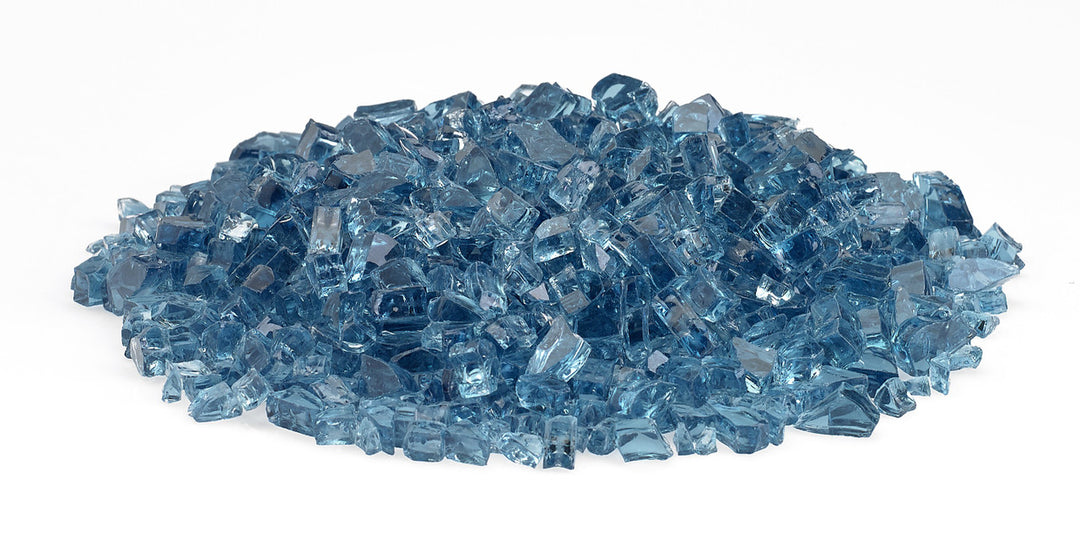 American Fire Glass - 1/4" Classic Fire Glass - Multiple Color Options - 10 lbs