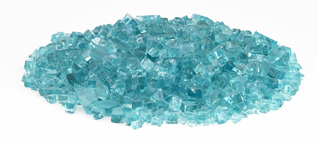 American Fire Glass - 1/4" Classic Fire Glass - Multiple Color Options - 10 lbs