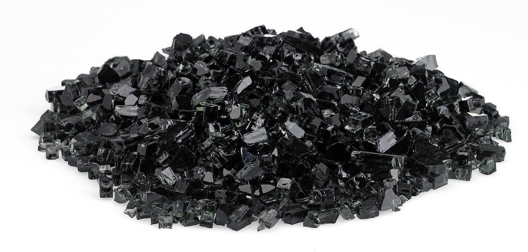American Fire Glass - 1/4" Classic Fire Glass - Multiple Color Options - 10 lbs