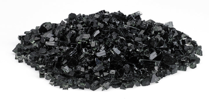 American Fire Glass - 1/4" Classic Fire Glass - Multiple Color Options - 10 lbs