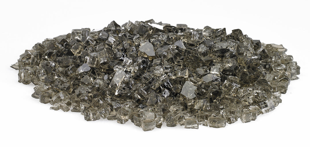 American Fire Glass - 1/4" Classic Fire Glass - Multiple Color Options - 10 lbs