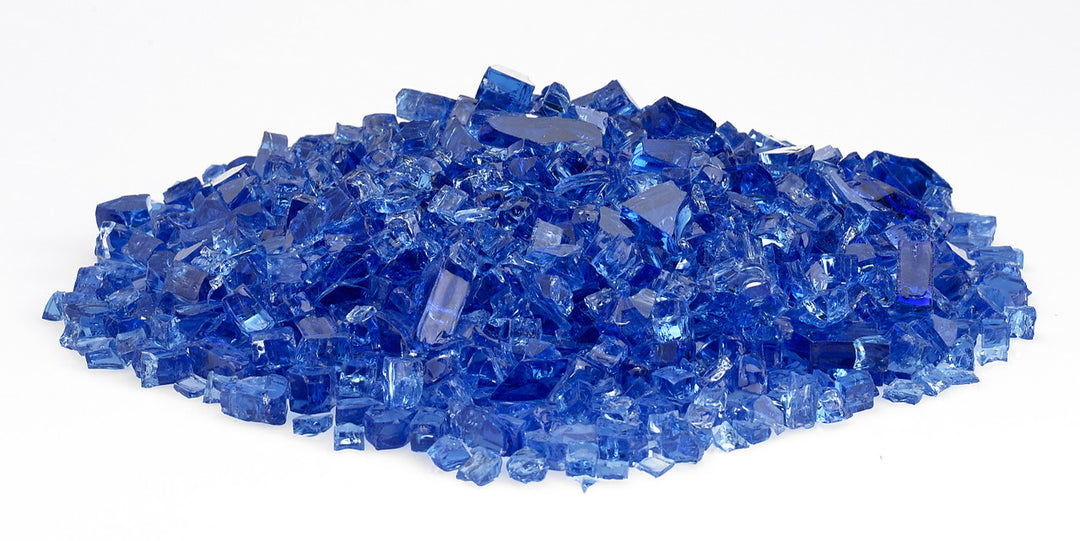 American Fire Glass - 1/4" Classic Fire Glass - Multiple Color Options - 10 lbs