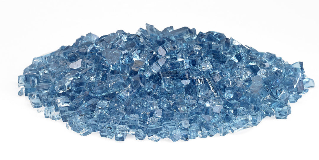American Fire Glass - 1/4" Classic Fire Glass - Multiple Color Options - 10 lbs