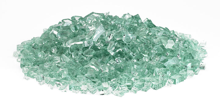 American Fire Glass - 1/4" Classic Fire Glass - Multiple Color Options - 10 lbs