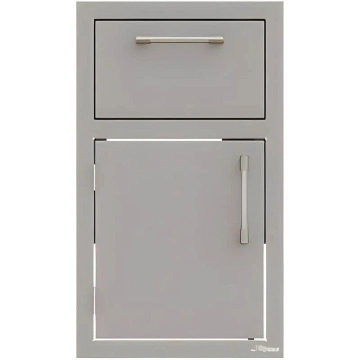 Alfresco 17-Inch Stainless Steel Soft-Close Door & Drawer Combo