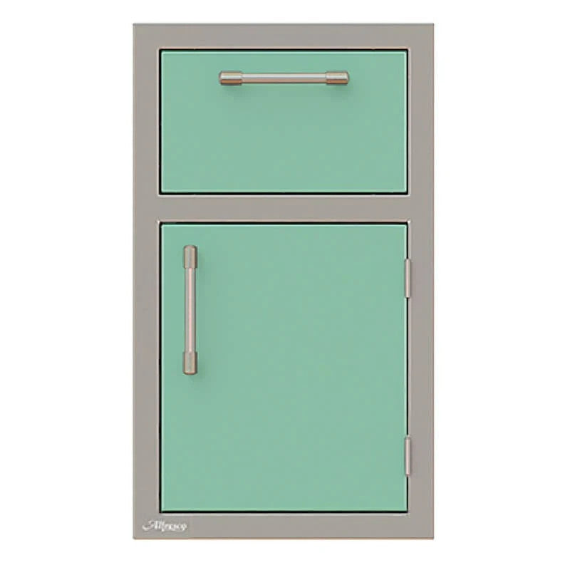 Alfresco 17-Inch Stainless Steel Right-Hinged Soft-Close Door & Drawer Combo