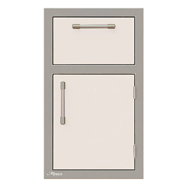 Alfresco 17-Inch Stainless Steel Right-Hinged Soft-Close Door & Drawer Combo