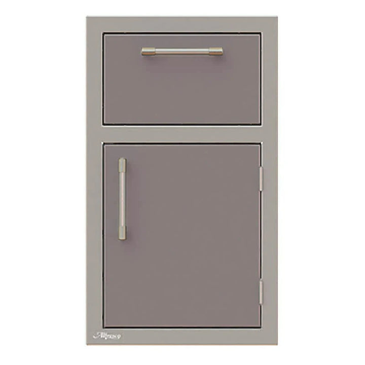 Alfresco 17-Inch Stainless Steel Right-Hinged Soft-Close Door & Drawer Combo