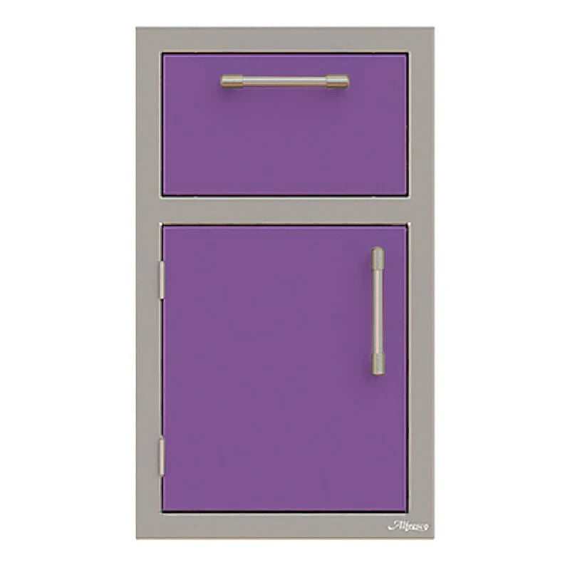 Alfresco 17-Inch Stainless Steel Soft-Close Door & Paper Towel Holder Combo