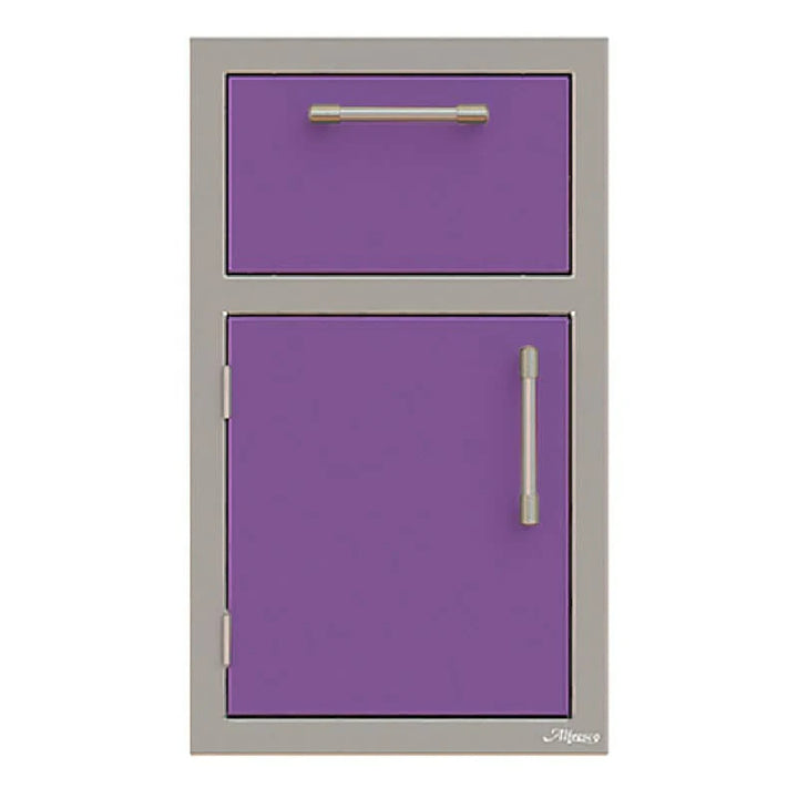 Alfresco 17-Inch Stainless Steel Soft-Close Door & Paper Towel Holder Combo