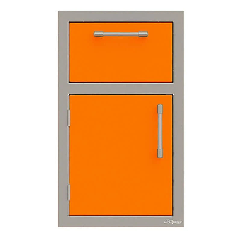 Alfresco 17-Inch Stainless Steel Soft-Close Door & Paper Towel Holder Combo