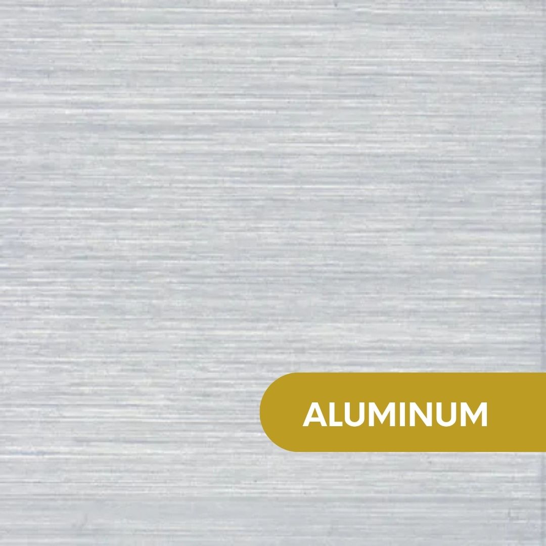 Hand Brushed Aluminum