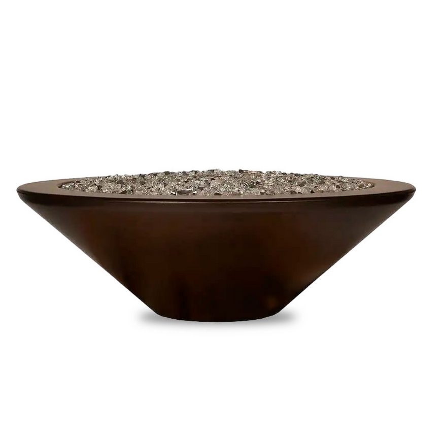 Archpot Geo Round Fire Bowl – Modern Outdoor Fire Feature