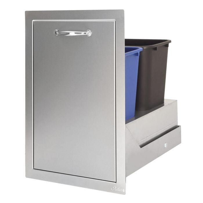 Artisan ARTP-TC2-20SC Roll-Out Double Trash Drawer, 20-Inch