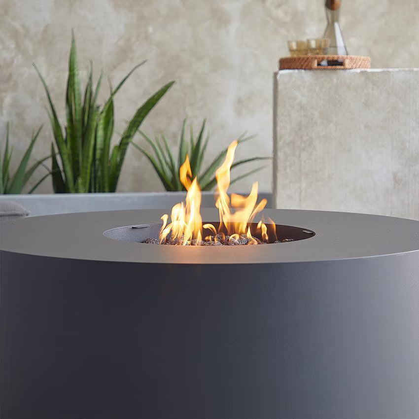 Real Flame 41" Round Aluminum Propane Fire Pit Table