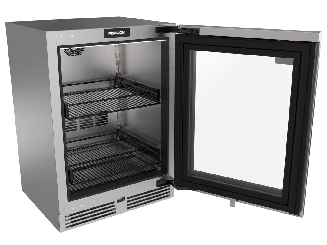 Perlick G5 Core 24" Undercounter Refrigerator – Glass Door, Panel Ready
