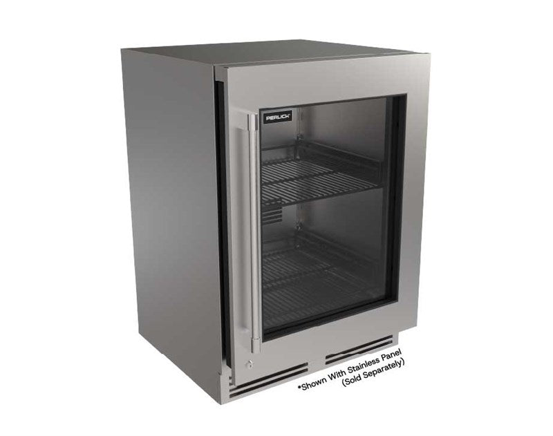 Perlick G5 Core 24" Undercounter Refrigerator – Glass Door, Panel Ready