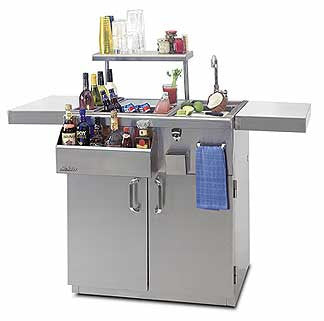 Solaire Bartending Center Cart