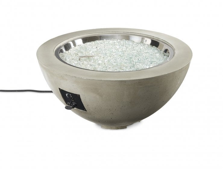 Cove 42" Bowl Gas Fire PIt in Natural Grey