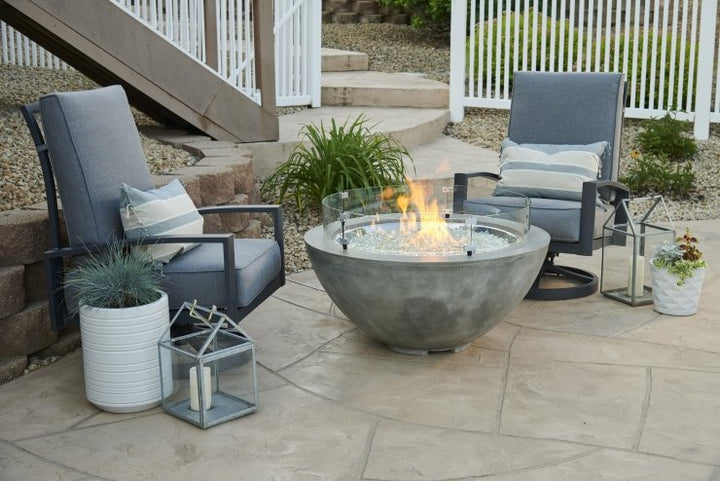 Cove 42" Bowl Gas Fire PIt in Natural Grey