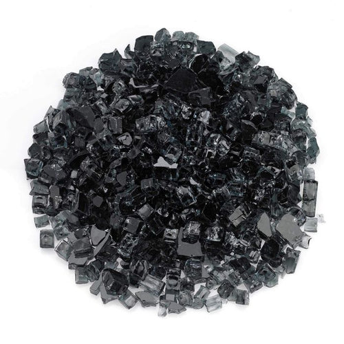 Black 1/4" Fireglass