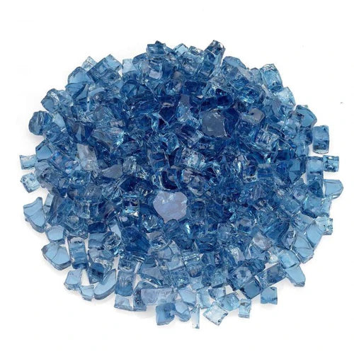 Blue 1/4" Fireglass
