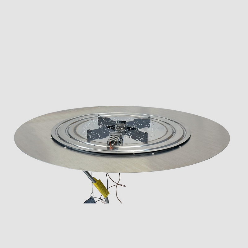 Outdoor Greatroom - 42" Round Crystal Fire Plus Gas Burner Plate