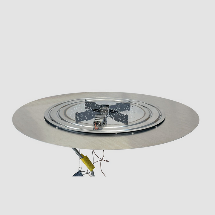 Outdoor Greatroom - 42" Round Crystal Fire Plus Gas Burner Plate