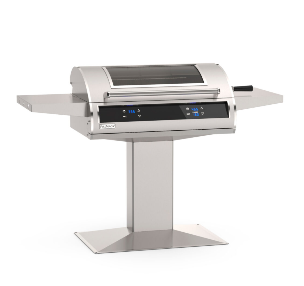 Fire Magic EL500s 30-Inch ADA Accessible Patio Post-Mount Electric Grill with Dual Control