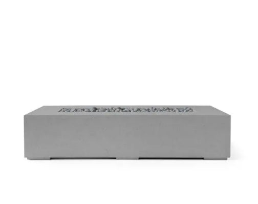 SONOMA 72 Rectangular Outdoor Fire Feature, 72x33x16 Concrete Gas Fire Pit