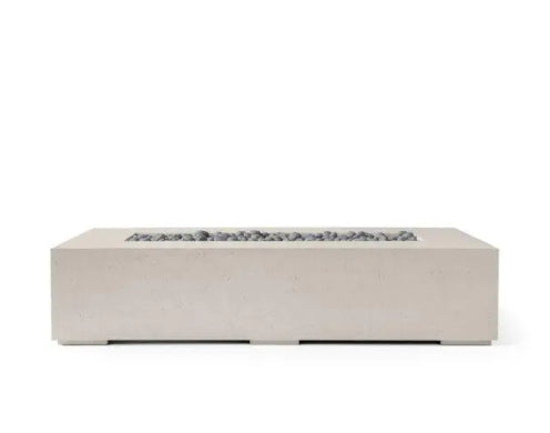 SONOMA 72 Rectangular Outdoor Fire Feature, 72x33x16 Concrete Gas Fire Pit